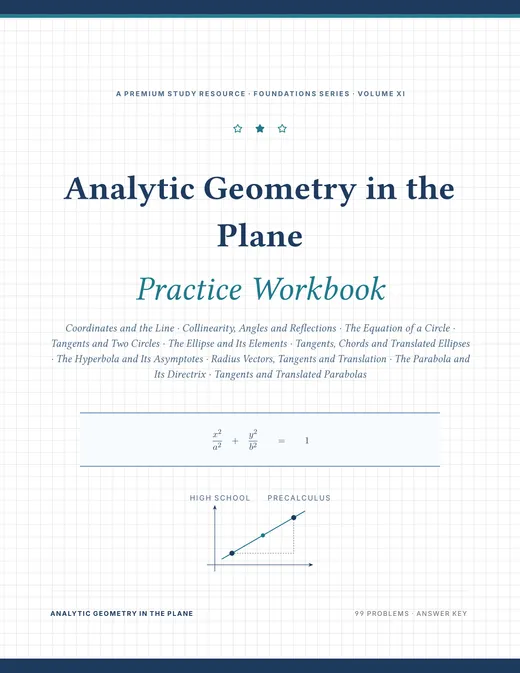 Analytic Geometry in the Plane — Complete Study Bundle, sample page 3