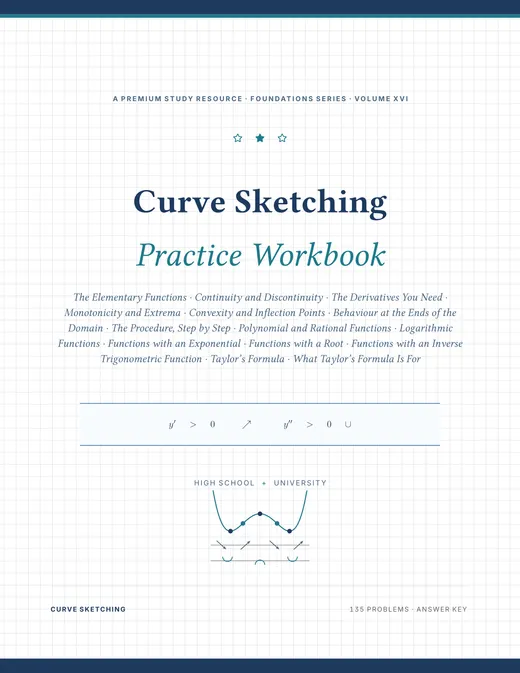 Curve Sketching — Complete Study Bundle, sample page 3