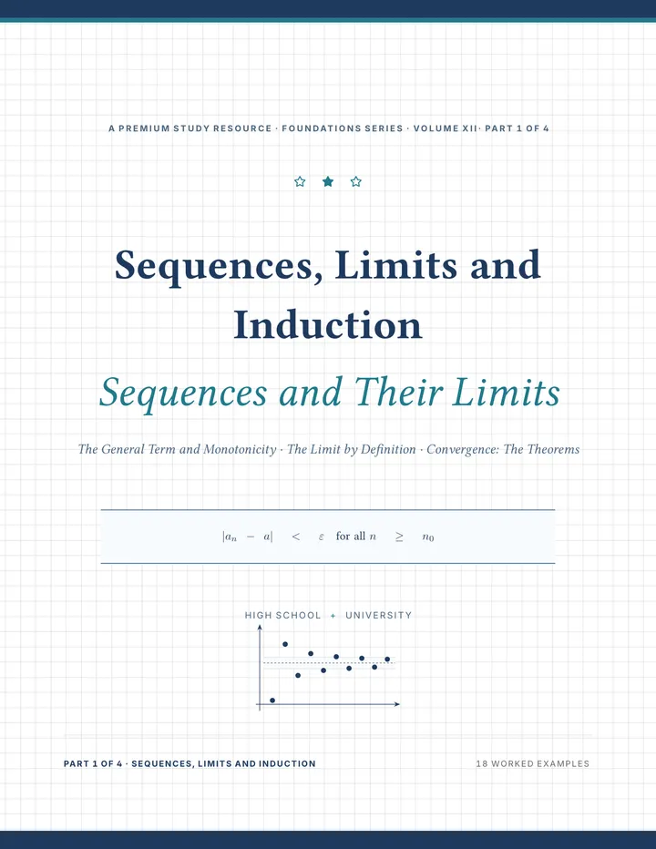 Cover of Sequences, Limits and Induction — Complete Study Bundle