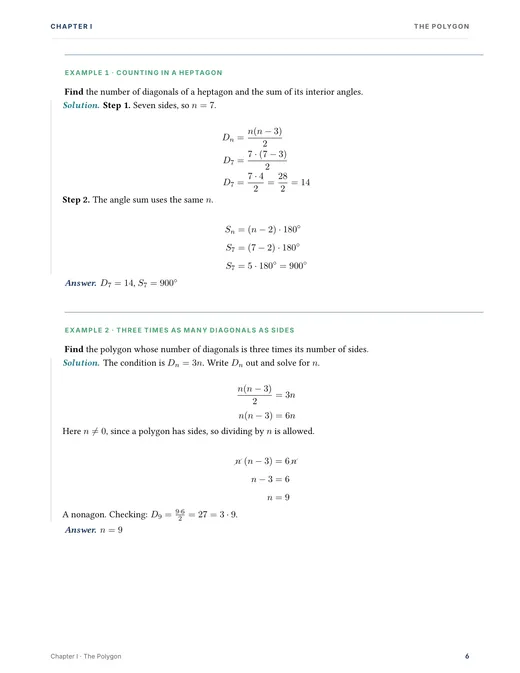 Plane and Solid Geometry — Complete Study Bundle, sample page 1