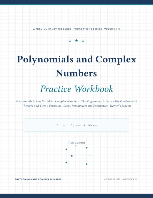 Polynomials and Complex Numbers — Complete Study Bundle, sample page 3