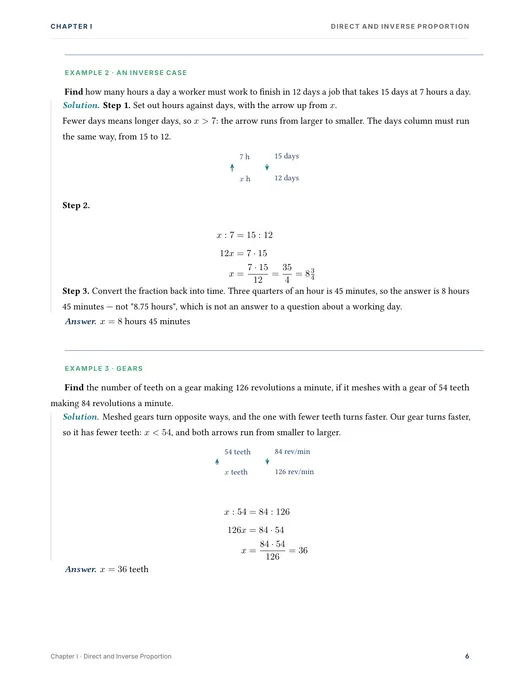 Proportion and Percentage — Complete Study Bundle, sample page 1