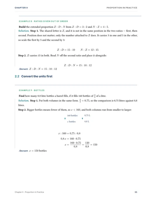 Proportion and Percentage — Complete Study Bundle, sample page 2